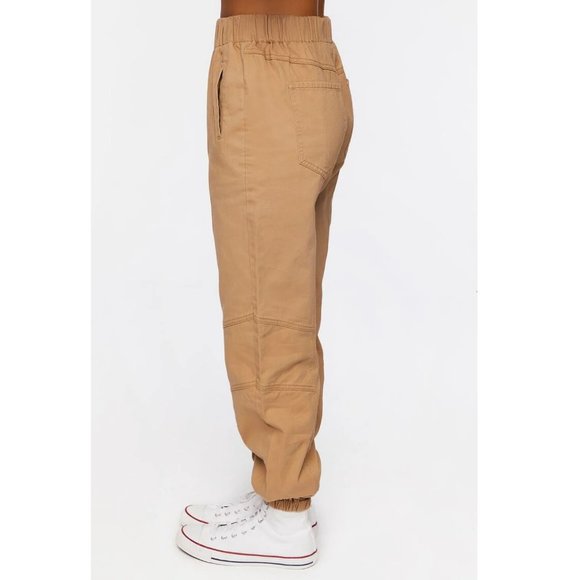 Light Khaki Forever 21 Cargo Joggers - Picture 10 of 11